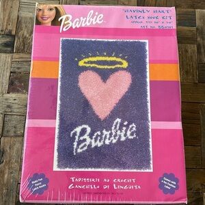Barbie Heavenly Heart Latch Hook Rug Kit NWT
